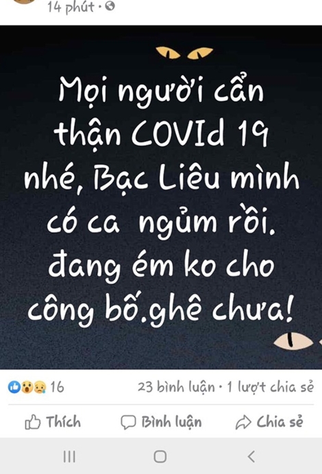 Bịa đặt có người “ngủm” vì COVID-19, nam thanh niên bị mời lên làm việc